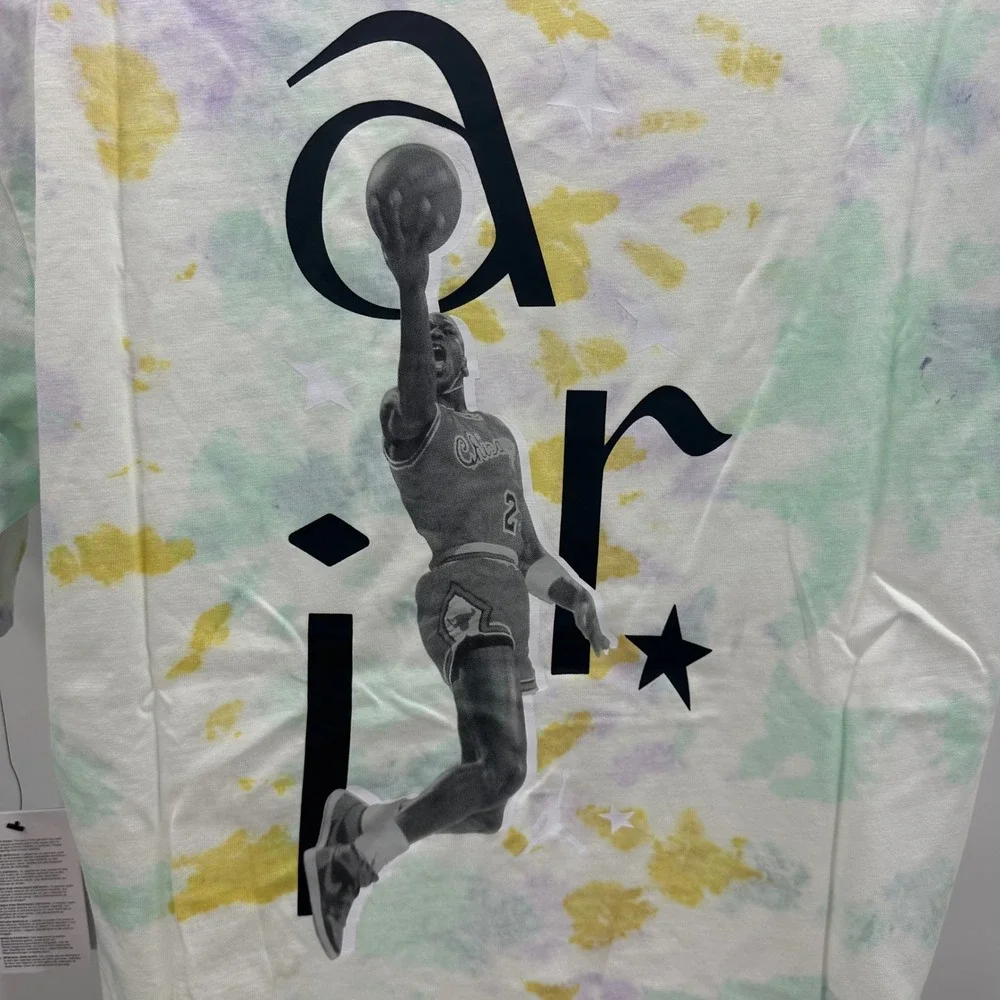 Air Jordan Men's Sport DNA '85 Retro 1‎ Tie Dye T-Shirt Sz LARGE RETAIL $50